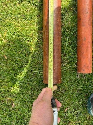 Photo of free Antique, large curtain poles/rings (RH12)