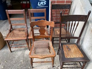 Photo of free Wooden chairs (Darien, IL)