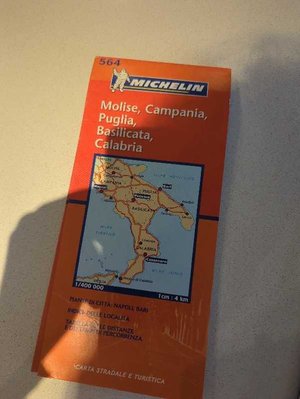 Photo of free Southern Italy map (University Area RG1)