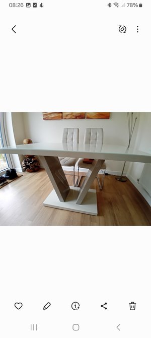 Photo of free Dining table and 4 chairs (Northampton NN5)