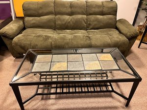 Photo of free Couch, Chair and Ottoman (Stamford, CT)