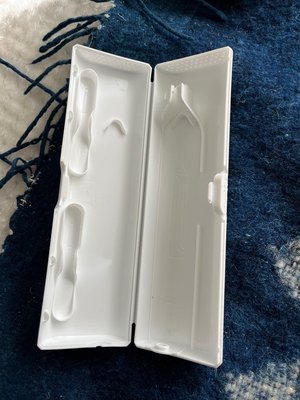 Photo of free white plastic container (Prospect and DeAnza)