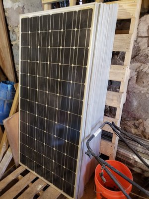 Photo of free 12 Ecosolargy 185W solar panels (Off Jackson Rd, 1 mi W of Wagner)