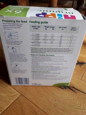 Photo of free Organic infant baby milk packs (Whitehall BS5)