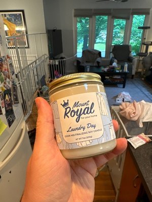 Photo of free Laundry scented candle (Vienna)