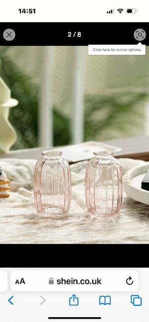 Photo of Glass Vases (Woodlands YO12)