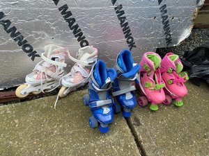 Photo of free Kids roller boots/blades (NG10 (Sandiacre))