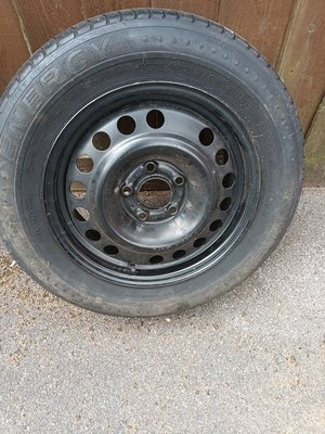 Photo of free steel wheel 5 bolt fixing vauxhall (Melksham)