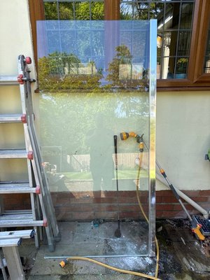 Photo of free Shower Screen (Glass) with fittings (Bromham MK43)