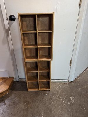 Photo of free Solid wood CD shelves (Seattle Bitter Lake)