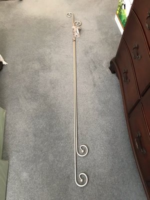 Photo of free 2 Silver Metal Curtain Rods (Broomall)