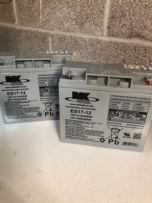 Photo of free Batteries 12v 15.3 AH (Corsham)