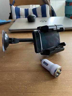 Photo of free Windscreen phone holder (Hayle TR27)