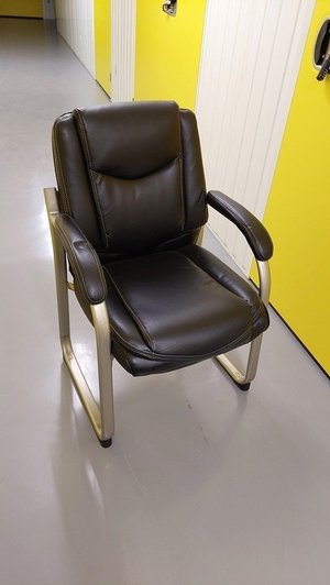 Photo of free 3 x Faux lather chair (GU2 Woodbridge Medows)