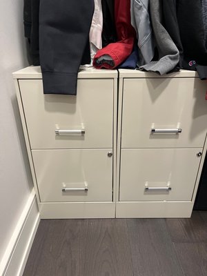 Photo of free 2 Metal file cabinets (Fitler Square)