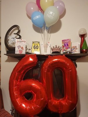 Photo of free 60th birthday decorations could do 90, 6 or 9 too (Chapeltown S35)