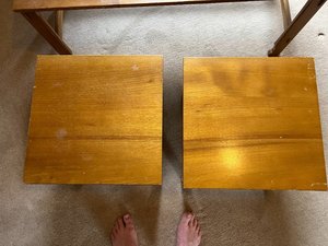 Photo of free Wood Hand Made Coffee Table with Side Tables (Newquay TR7)
