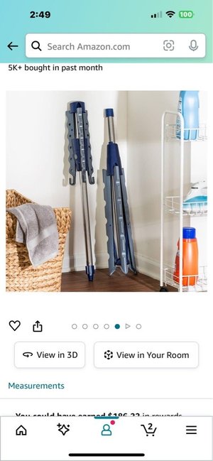 Photo of free Collapsible Clothes Drying Rack (Island Park)