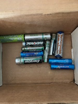 Photo of free rechargeable batteries AAA & AA (North Emeryville)