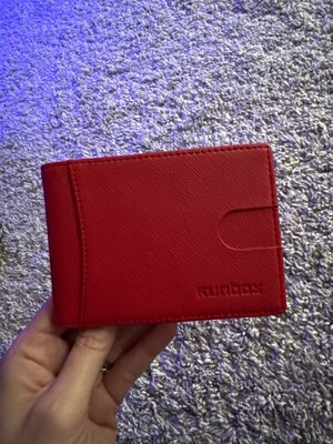 Photo of free Red Runbox leather (?) wallet (Laurel, MD)