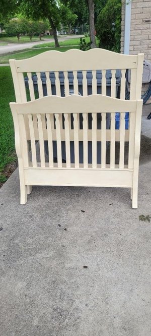 Photo of free Twin Bed Frame (9303 Pinewood Dr. Dallas)