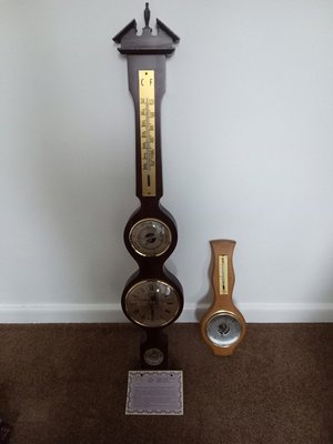 Photo of free pair of barometers (Cosby LE9)