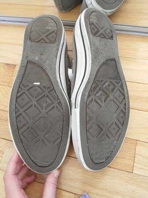 Photo of free Converse gray shoes Size Men's 11 (Medford)