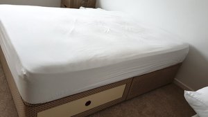 Photo of free Double Divan Bed and Mattress - In good condition (Hatfield Peverel CM3)