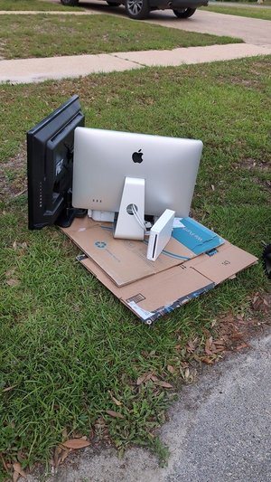 Photo of free Apple display, LG TV, printer, Wii (101 Winchester Dr)