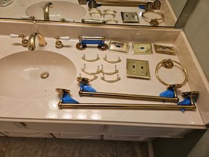 Photo of free Bathroom hardware (Coit & Springcreek Pkwy, Plano)