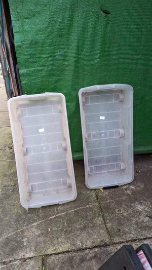 Photo of free 3 under bed boxes with no lids (Chorlton M21)