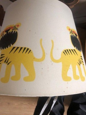 Photo of free Lamp shade with tigers (BN41)