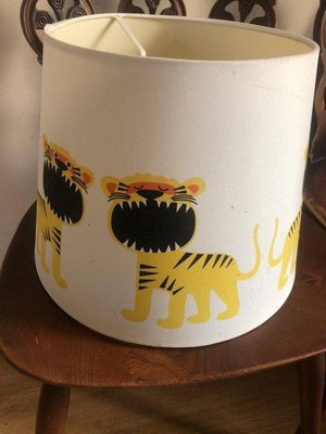 Photo of free Lamp shade with tigers (BN41)