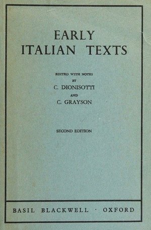 Photo of free Early Italian Texts book (Oxton, Birkenhead CH43)