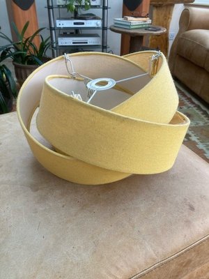 Photo of free Mustard coloured, 3 ring lampshade (BN43)