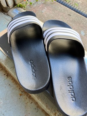 Photo of free Men’s Size 10 Adidas Shower Slides (Maxwell Park)