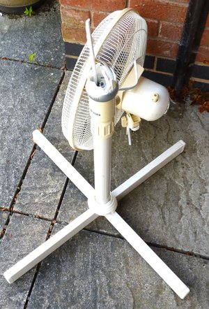 Photo of free Large osculating fan with broken stand (Barnacle CV7)