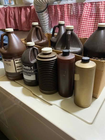 Photo of free Dark room bottles (Fremont)