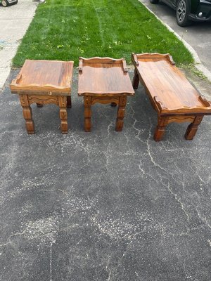 Photo of free Coffee table and side tables set (Don Mills)