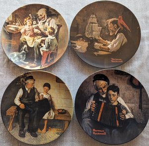 Photo of free Norman Rockwell plates (N Leverett)