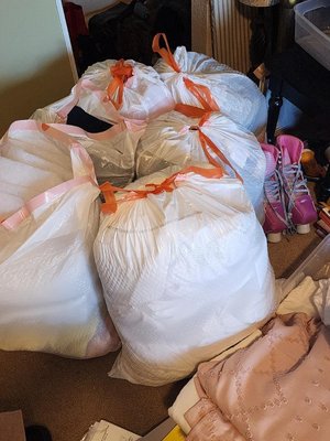 Photo of free Bags of Clothes, Bedding, Shoes (Hayward)