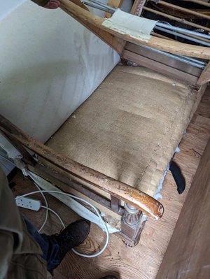 Photo of free Upholstery projects - antique sofa and Parker knoll chair (BT24)