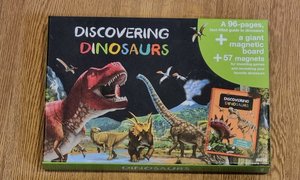 Photo of free Dinosaur magnetic board and book (Arborfield Garrison RG2)