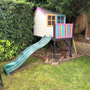 Photo of free Playhouse on stilts with slide (Northaw EN6)