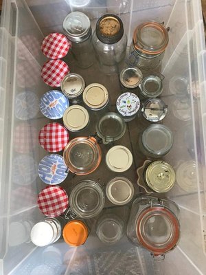 Photo of free Jam jars, kilner jars. Clean with lids (East Devon District EX8)