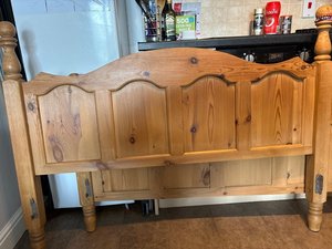 Photo of free Pine double bed frame (HX3 Hipperholme)