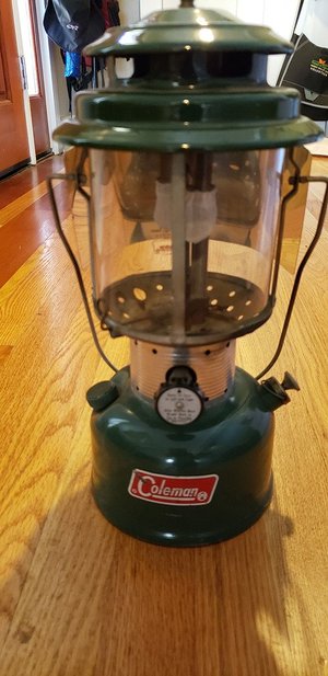 Photo of free Coleman gas lantern (San Carlos -- White Oaks)
