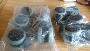 Photo of free 2 sets of 5 chair castors 10mm (Beechdale, Nottingham NG8)