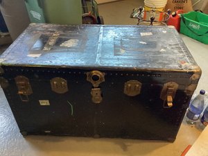 Photo of free Steamer trunk (Chapel Hill)