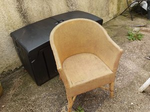 Photo of free Basket chair to repair (Torquay (Chelston) TQ2)